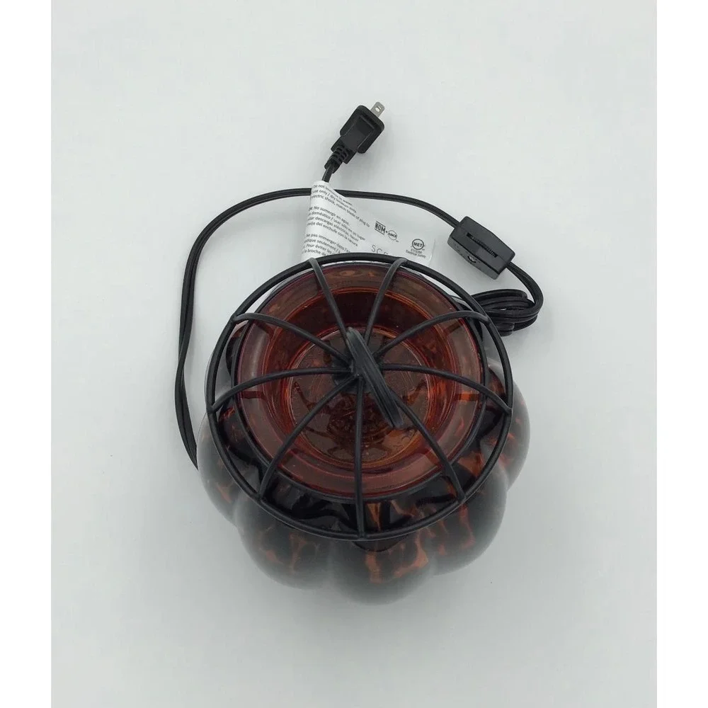 Scentsy Tiger Eye Pumpkin Electric Wax Warmer Fall Decor Thanksgiving Halloween